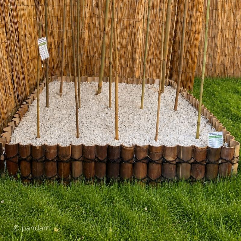 Bordure en bambou