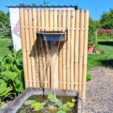 Panneau en bambou clair extérieur ou intérieur (Gros diamètre)